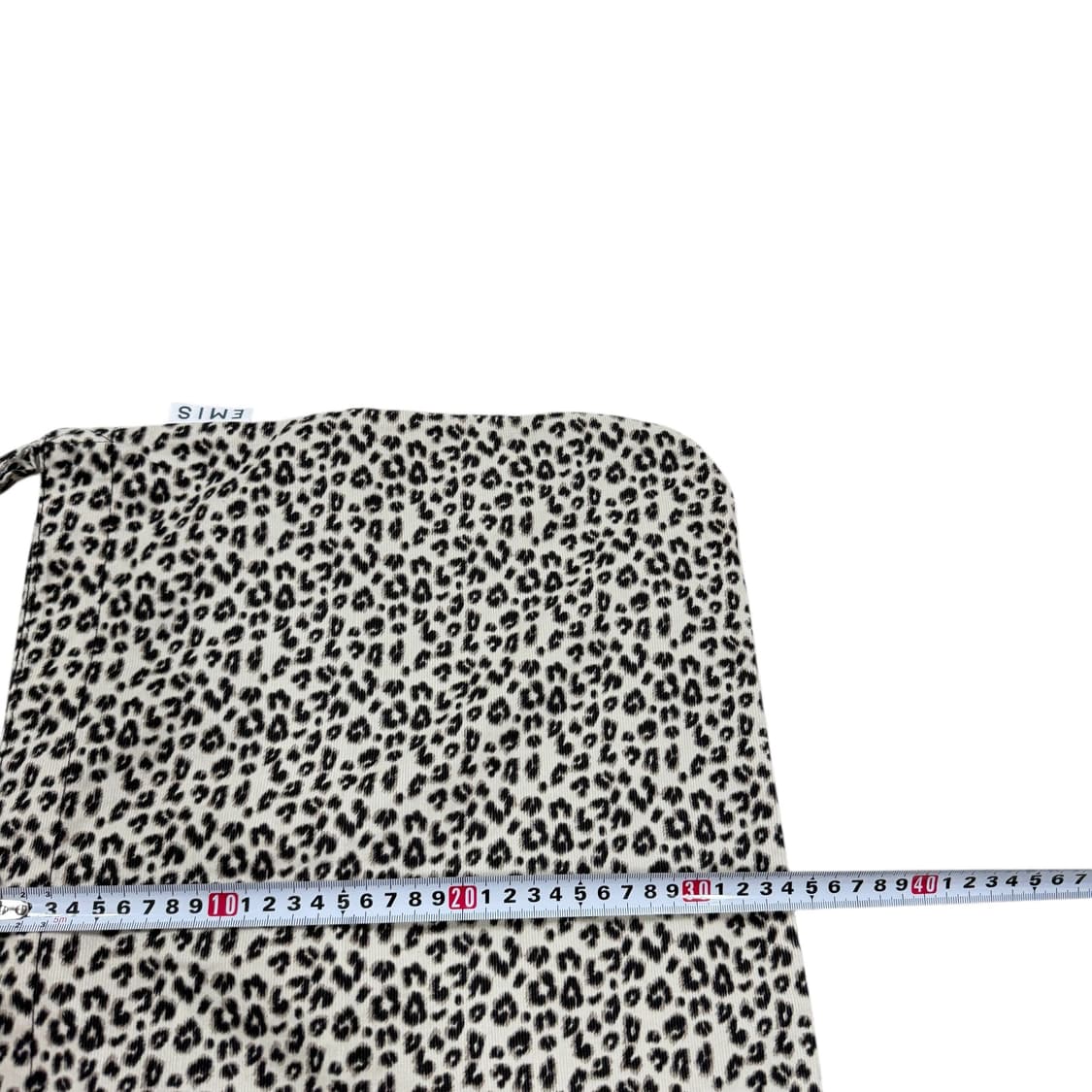EMIS 이미스 레오파드 호피 코듀로이 에코백 가방 상품이미지5