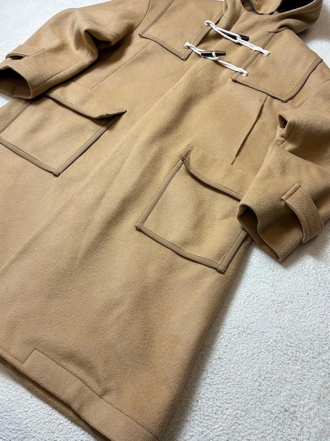 에이카화이트 19FW 피날레 더플 카멜 코트 PN6458 상품이미지5