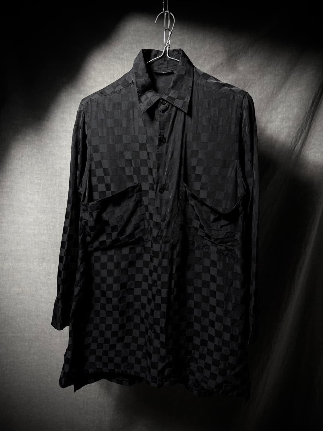 LIMI feu Check Long Shirt   상품이미지1