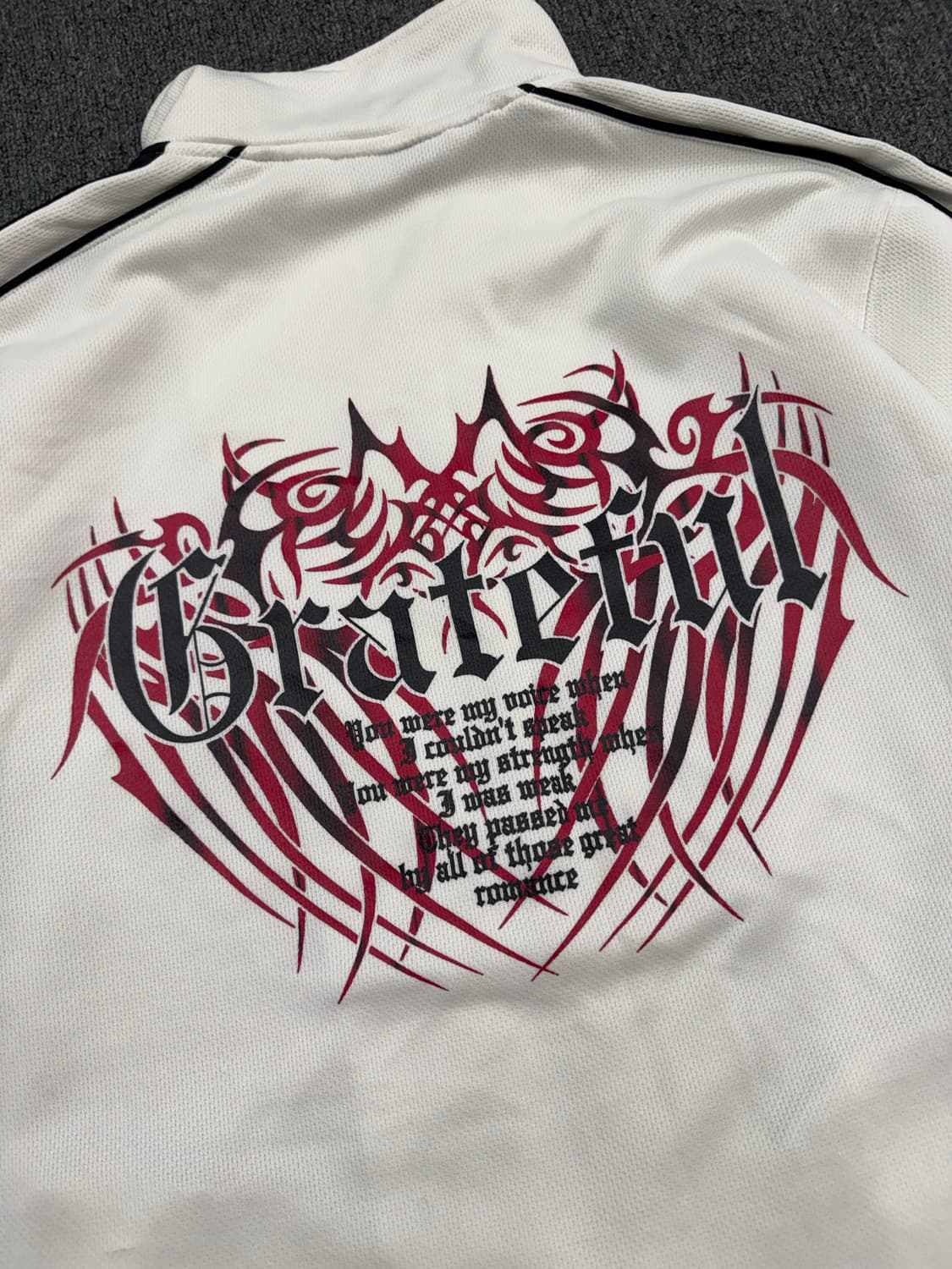 L)Fogaty House vintage 프린팅 트랙 반팔 집업 상품이미지5