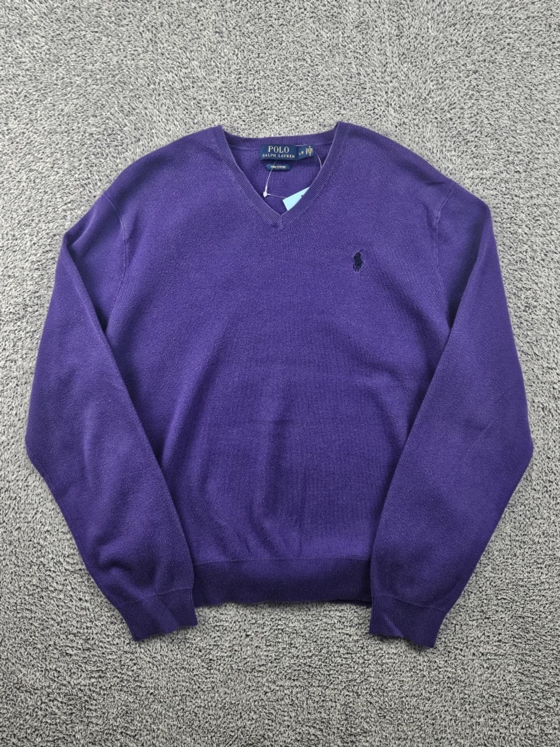 폴로랄프로렌 브이넥 피마코튼 니트 스웨터 ( L ) / 11601 상품이미지2