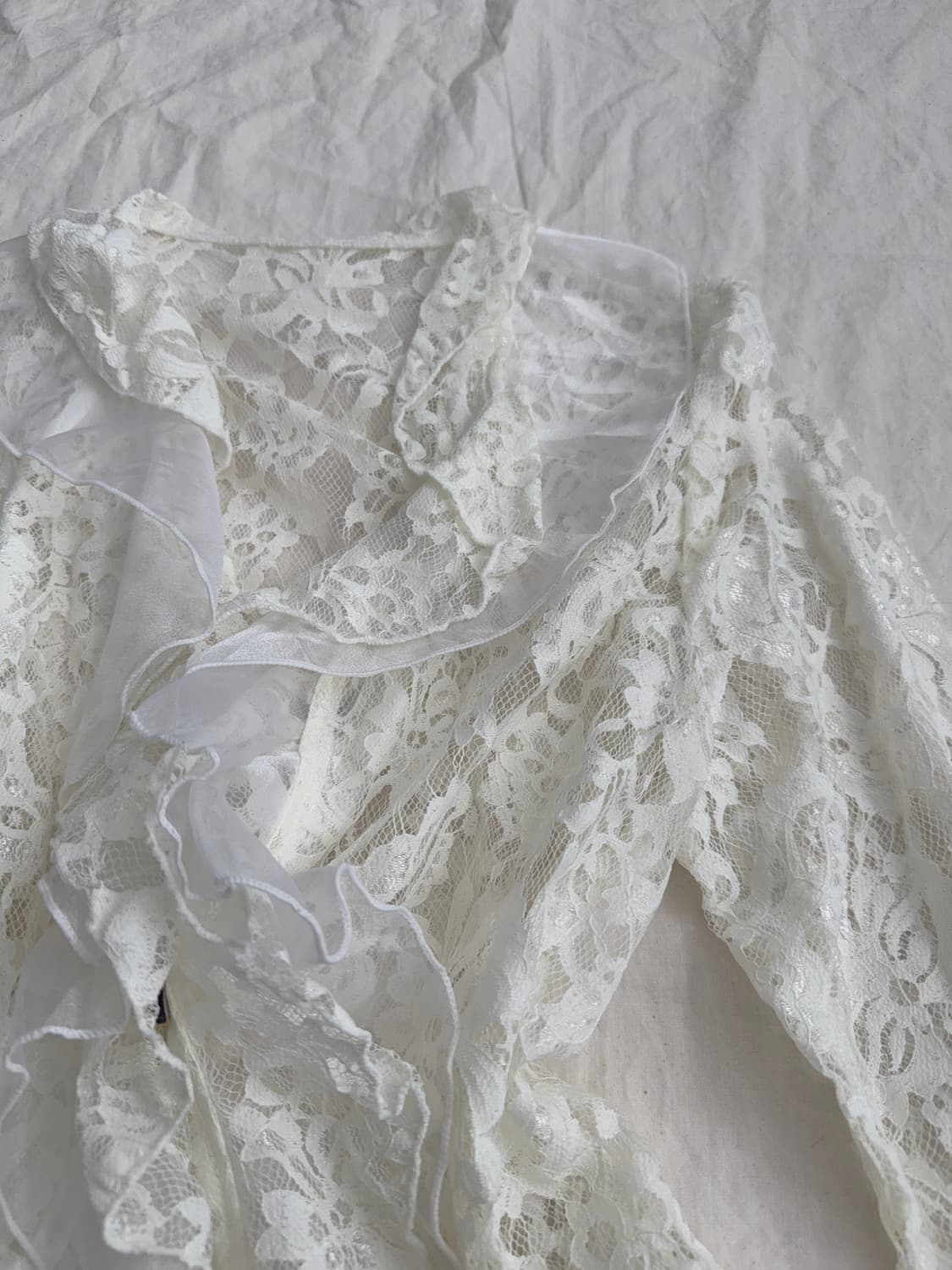 아이보리 페어리 레이스 가디건  상품이미지3