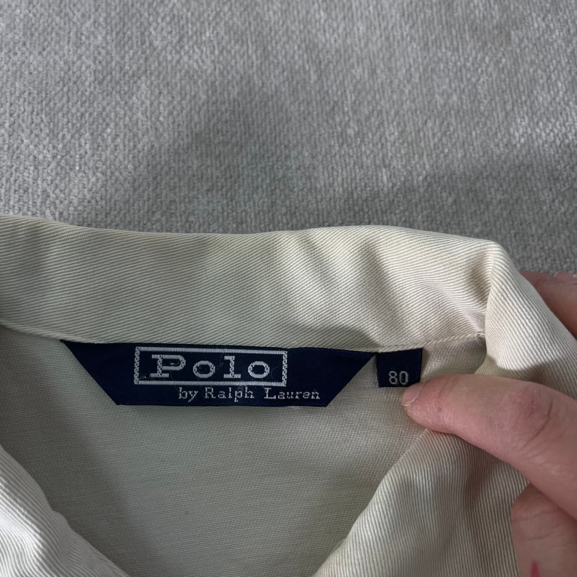 100 폴로랄프로렌 베이지 블루종 자켓 상품이미지4