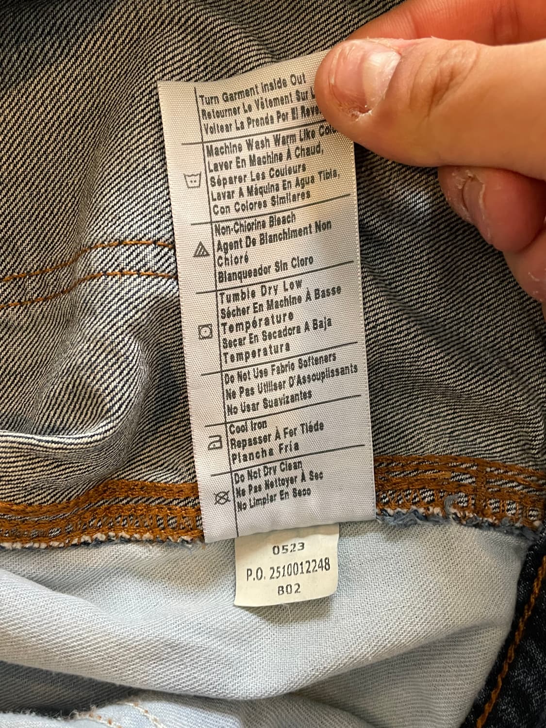 칼하트 더블니 데님 팬츠 상품이미지3