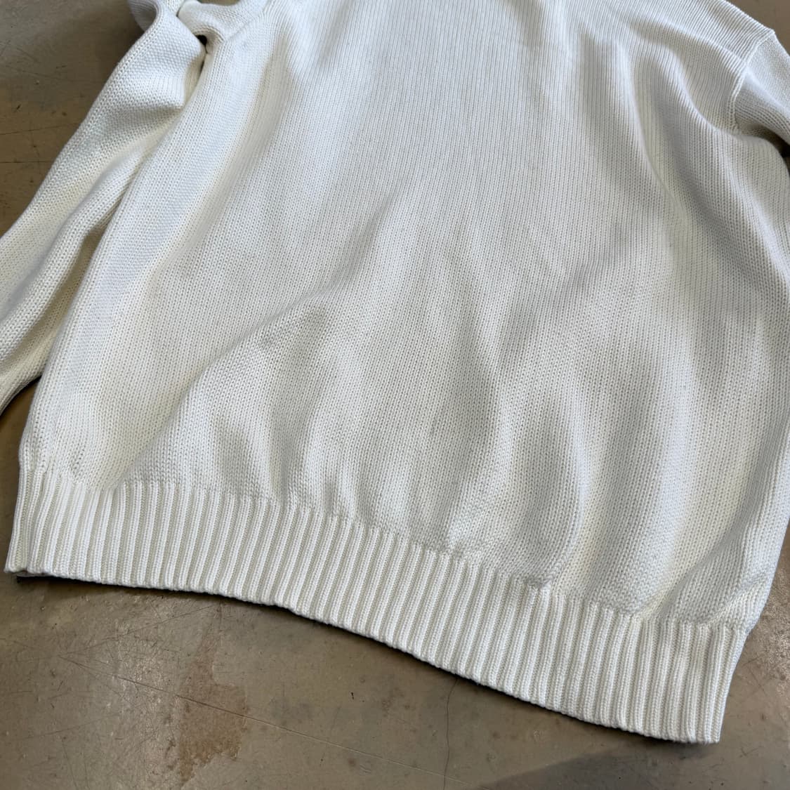 110 폴로랄프로렌 화이트 코튼 니트 상품이미지8