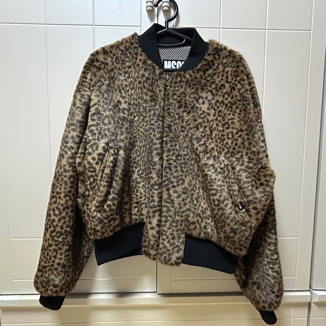 미스치프 레오파드 호피 블루종 자켓 상품이미지1