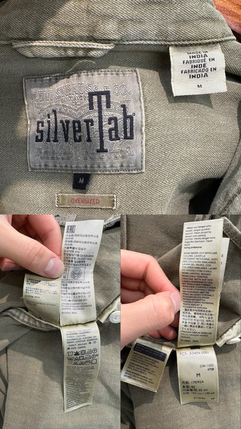 리바이스 실버탭 워크셔츠 상품이미지10