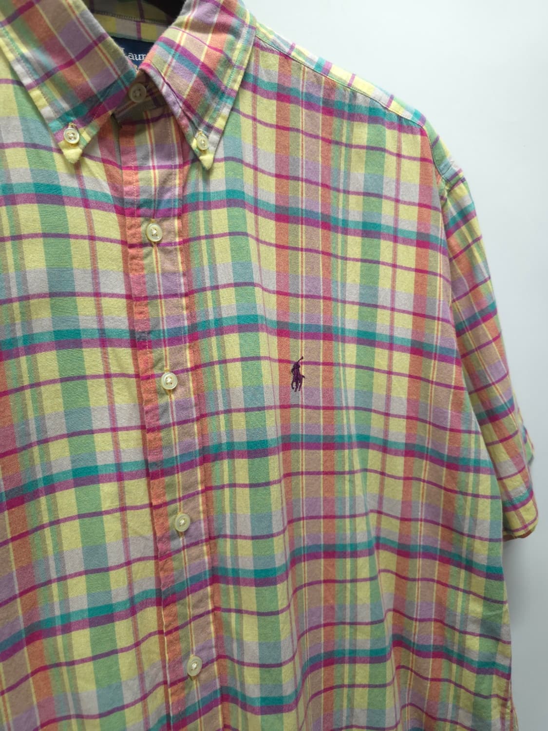 폴로랄프로렌 90's 블레이크핏 체크셔츠 ( 105~110 ) 상품이미지5