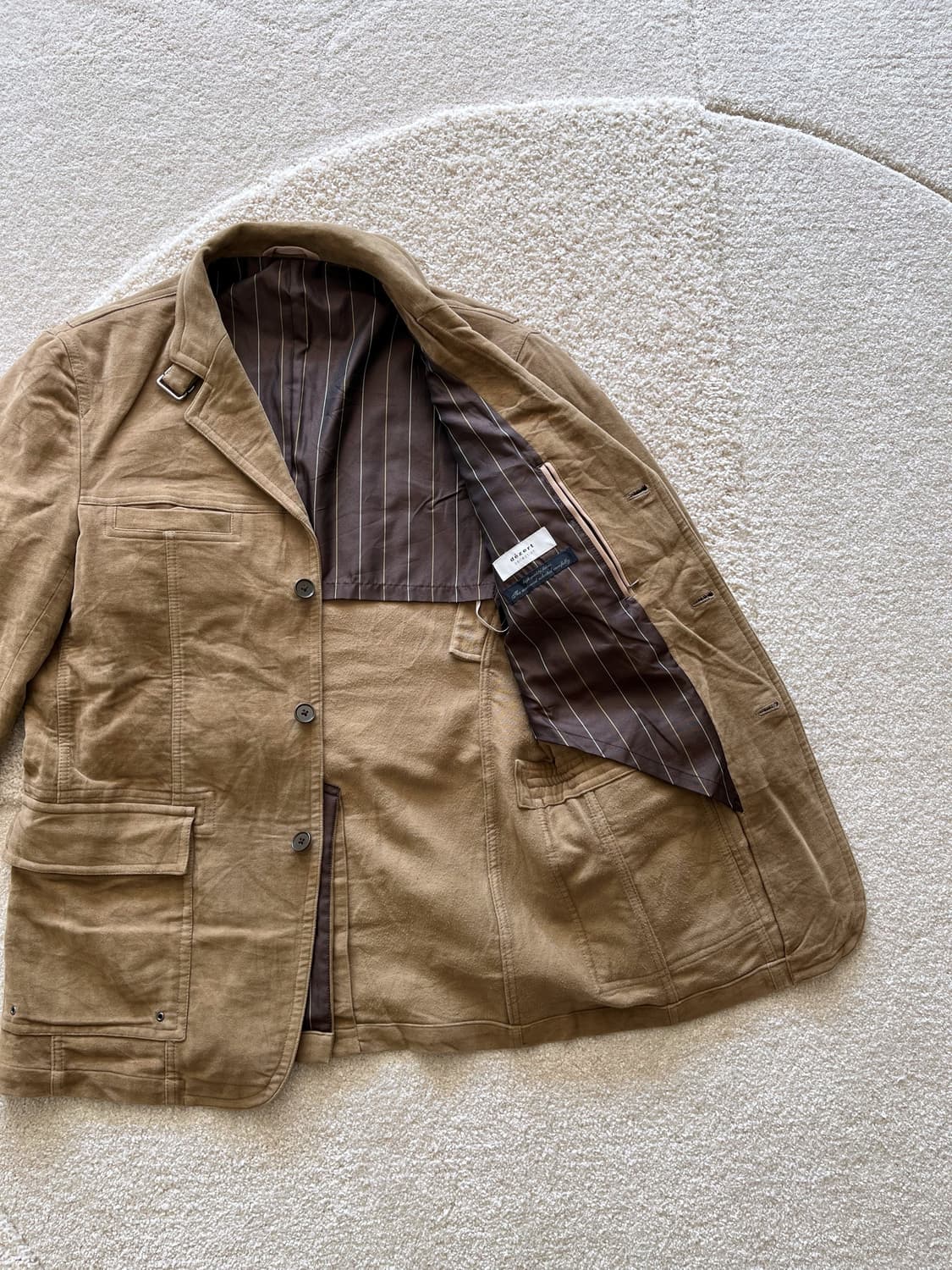 데저트 코튼 스웨이드 터치 필드 자켓 (103-105) 상품이미지7