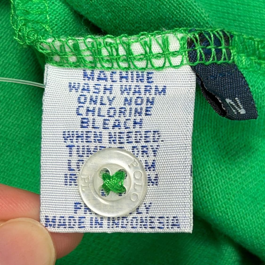 폴로 랄프로렌 빅포니 스키니핏 PK 카라 티셔츠 그린 XL 상품이미지7