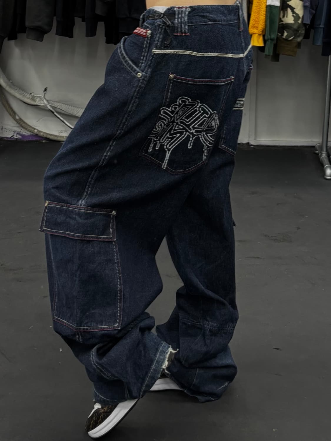 VTG 올드스쿨 데님 카고팬츠 상품이미지2