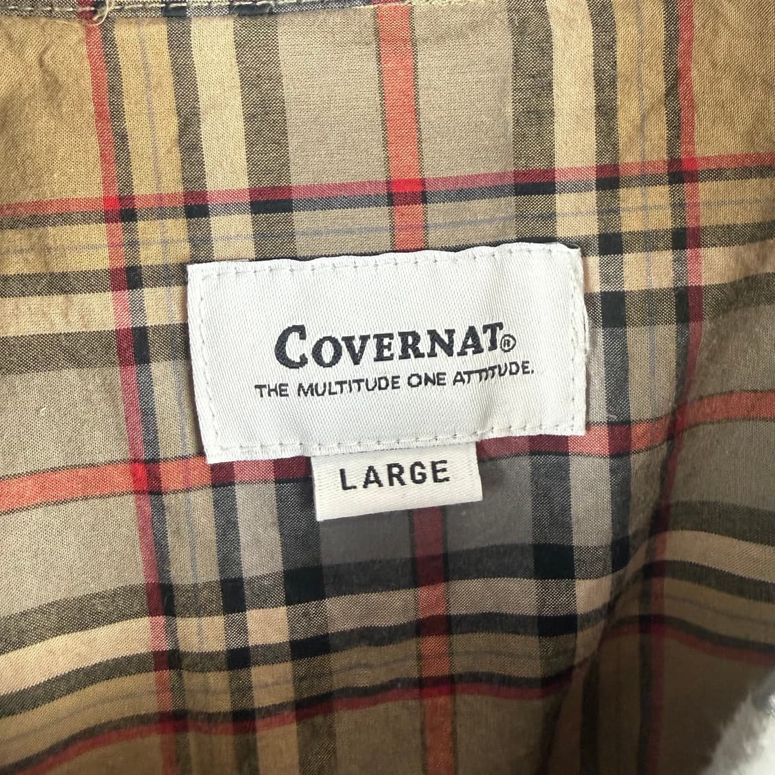 L) 커버낫 체크 셔츠 상품이미지3