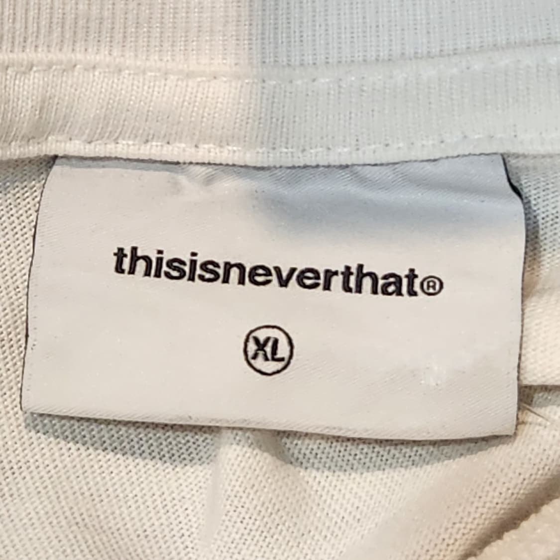 디스이즈네버댓 화이트 반팔티 (XL) 상품이미지3