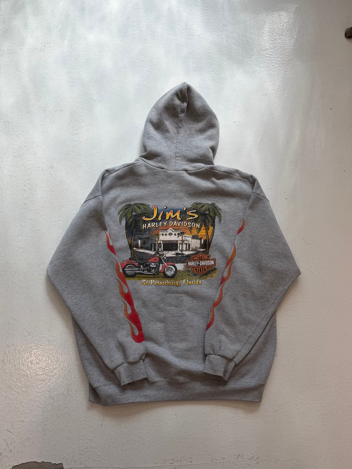 Harley Davidson 00s 후드 집업 상품이미지3