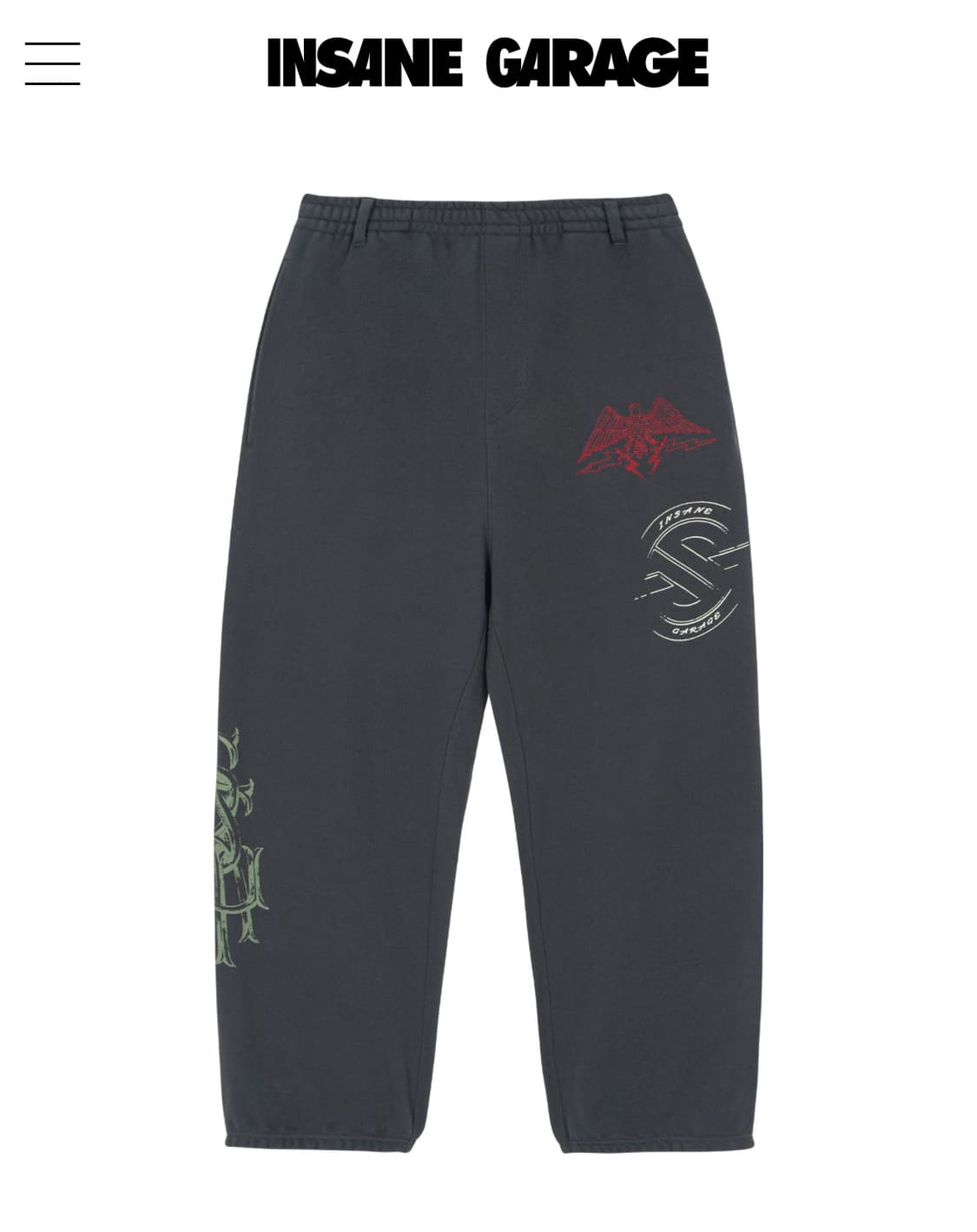 [1]인세인개러지 스웻팬츠  상품이미지1