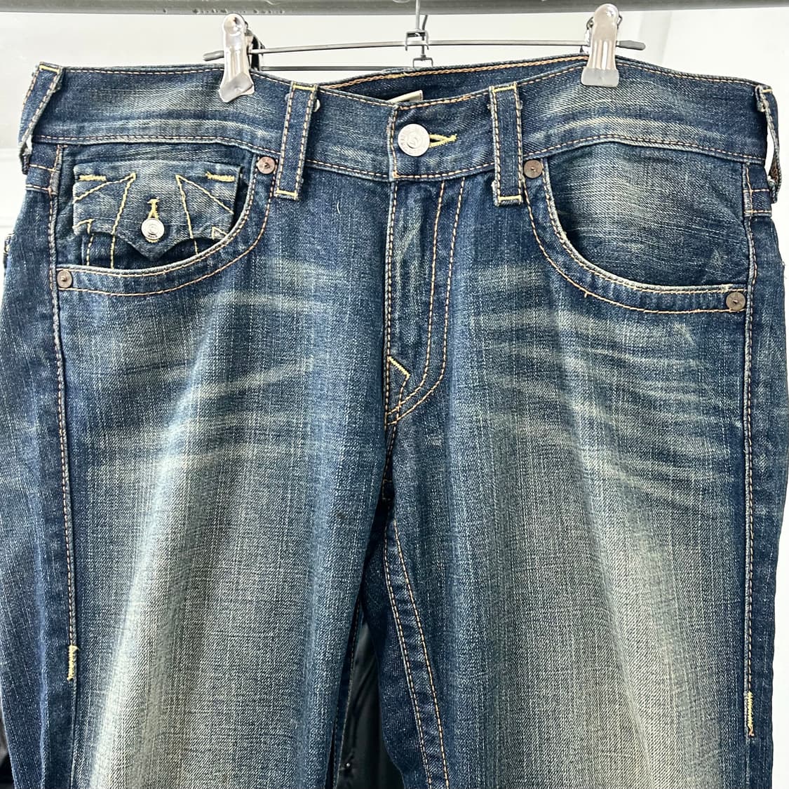 트루릴리전 월드투어 빅로고 데님 팬츠 상품이미지7