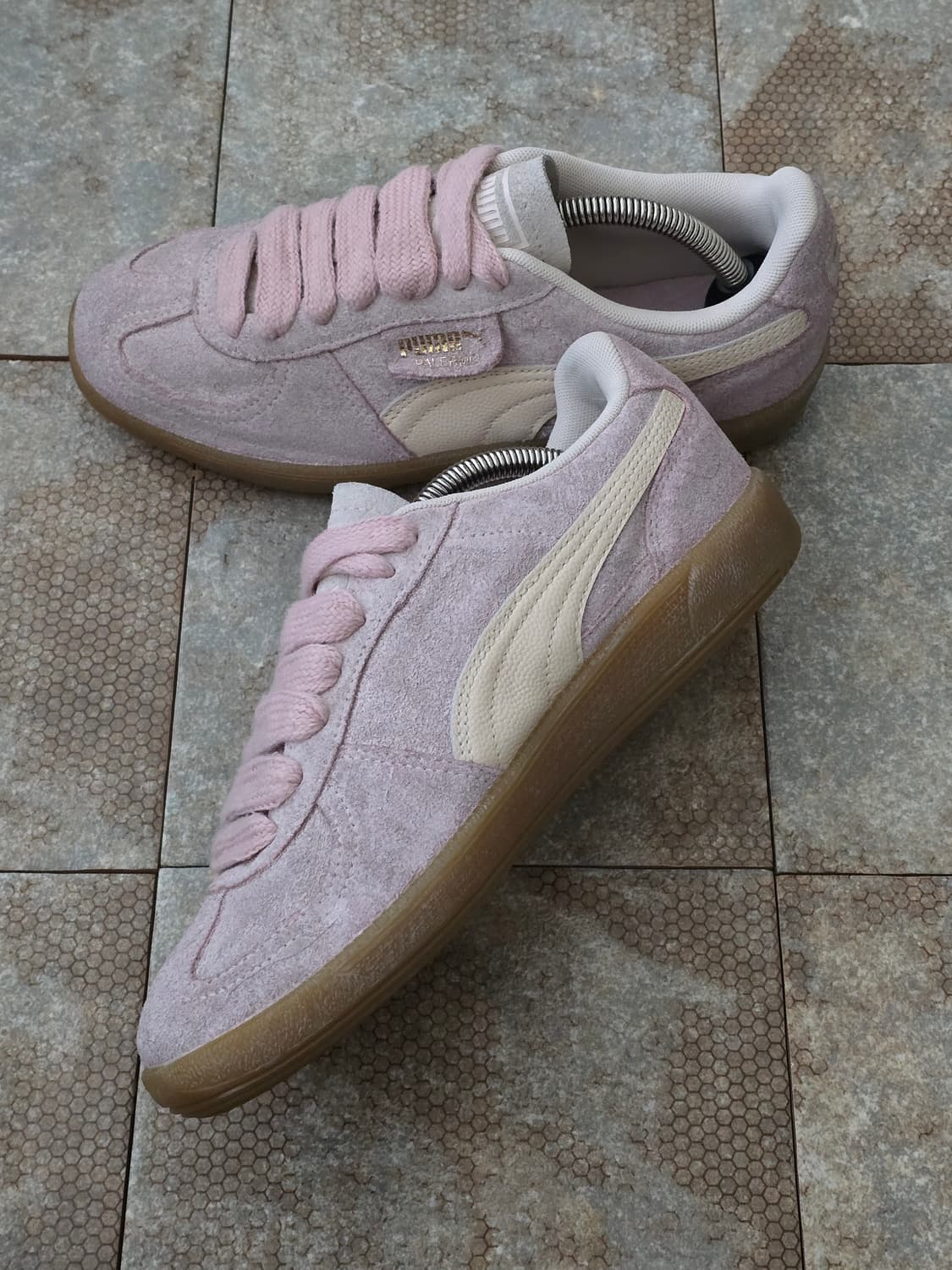 (250)푸마 팔레르모 헤어리 로즈쿼츠  상품이미지5