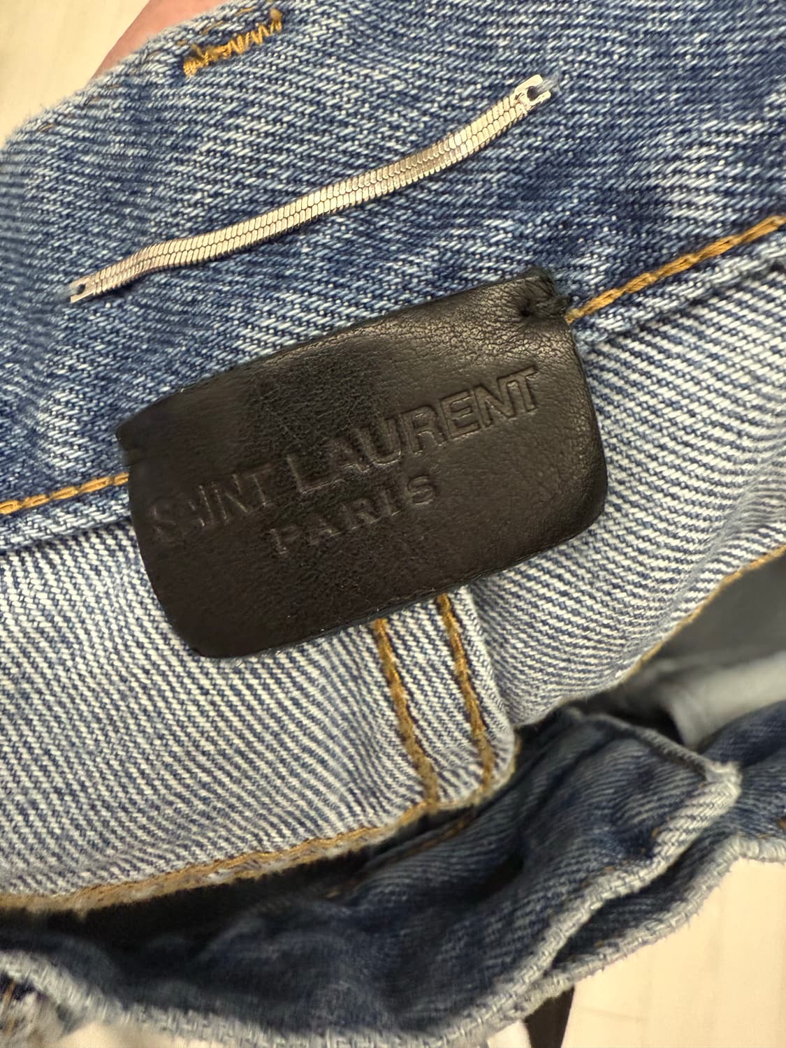 생로랑 산타모니카블루 슬림핏 데님 29 597052 YM372 4568 상품이미지3