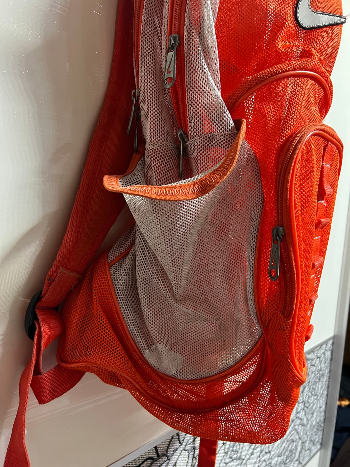 00‘s Nike 나이키 스우시 메쉬 백팩 상품이미지4