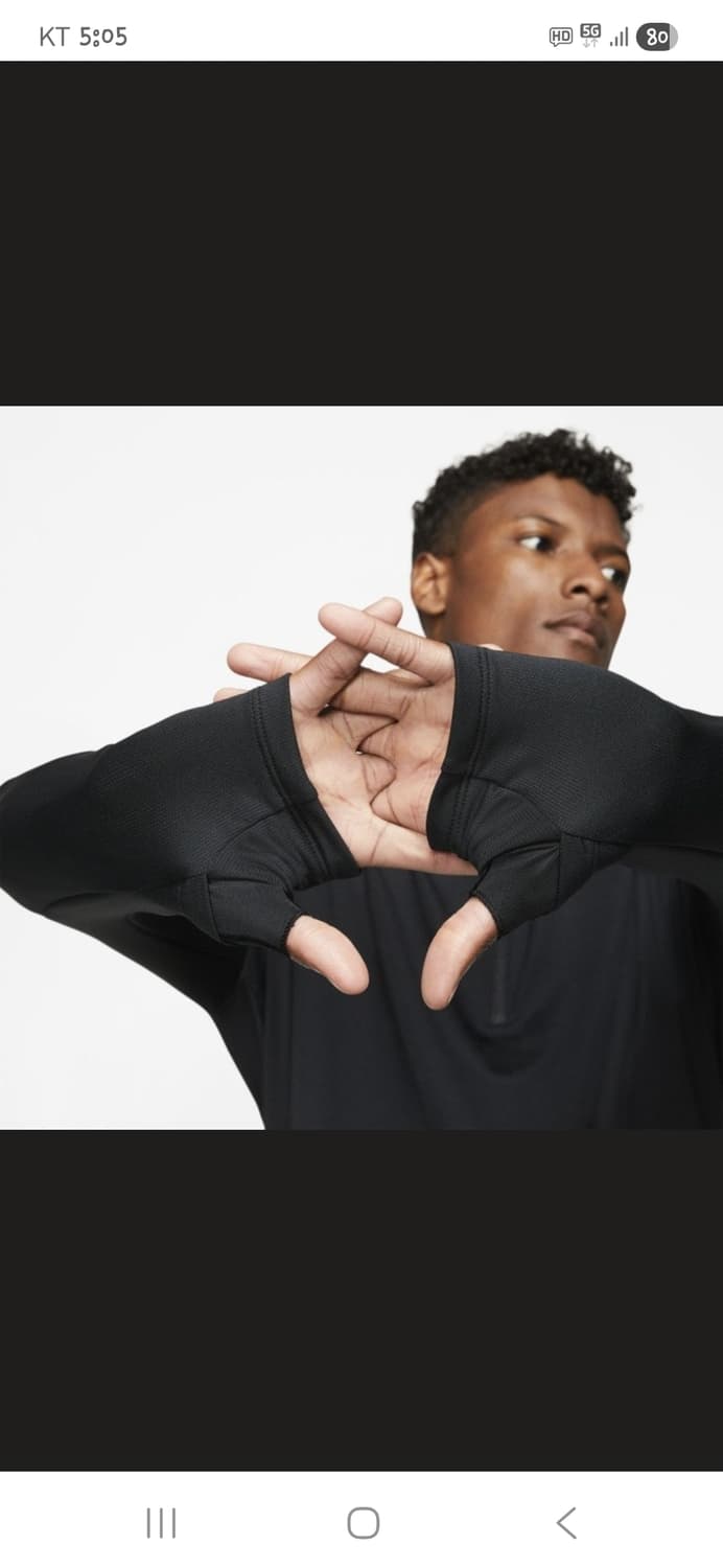 나이키 드라이핏 엘리먼트 3.0 반집업 러닝 져지긴팔 xl 상품이미지7