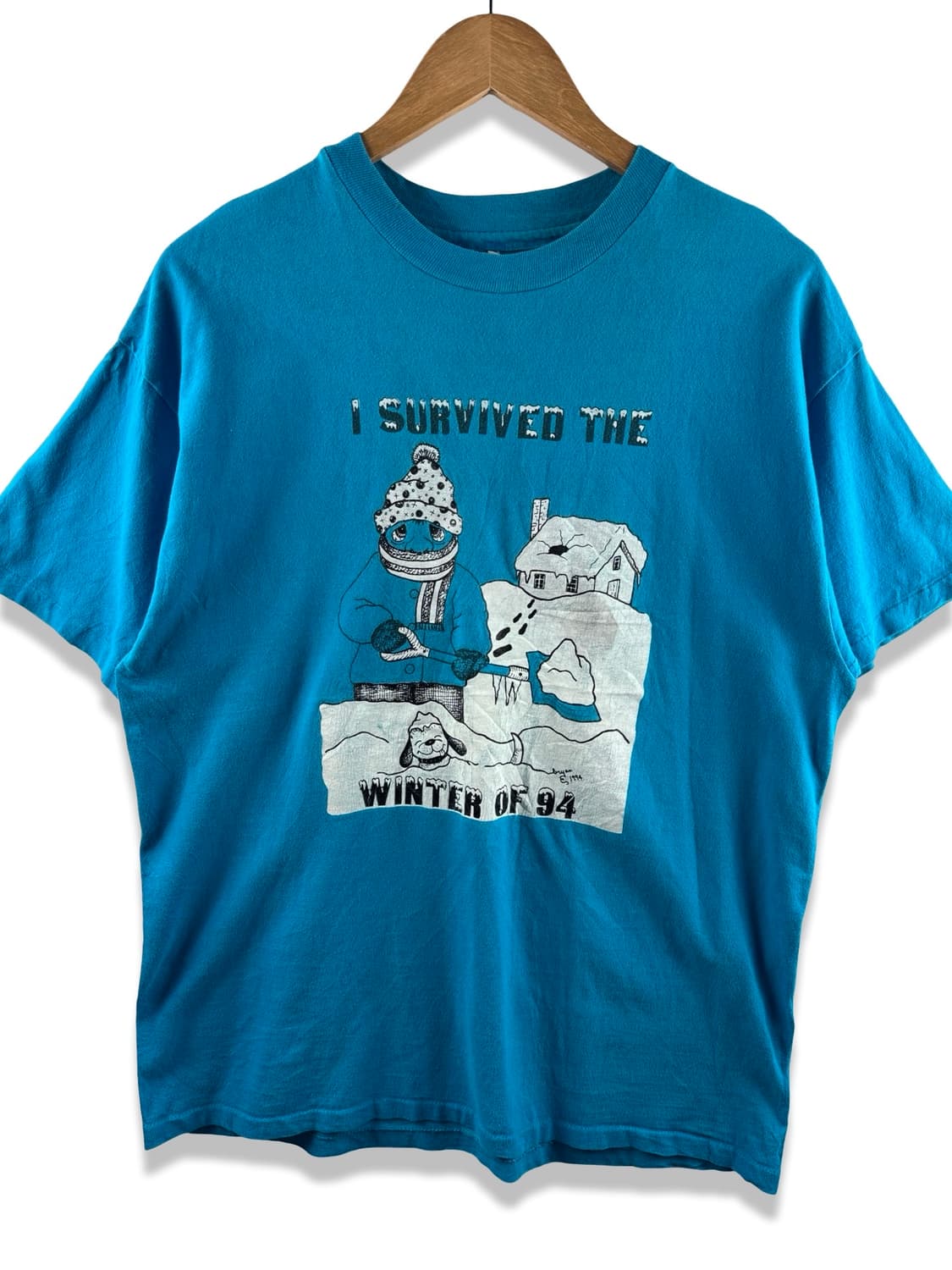 90S 미국제조 싱글스티치 94윈터 티2291 상품이미지1