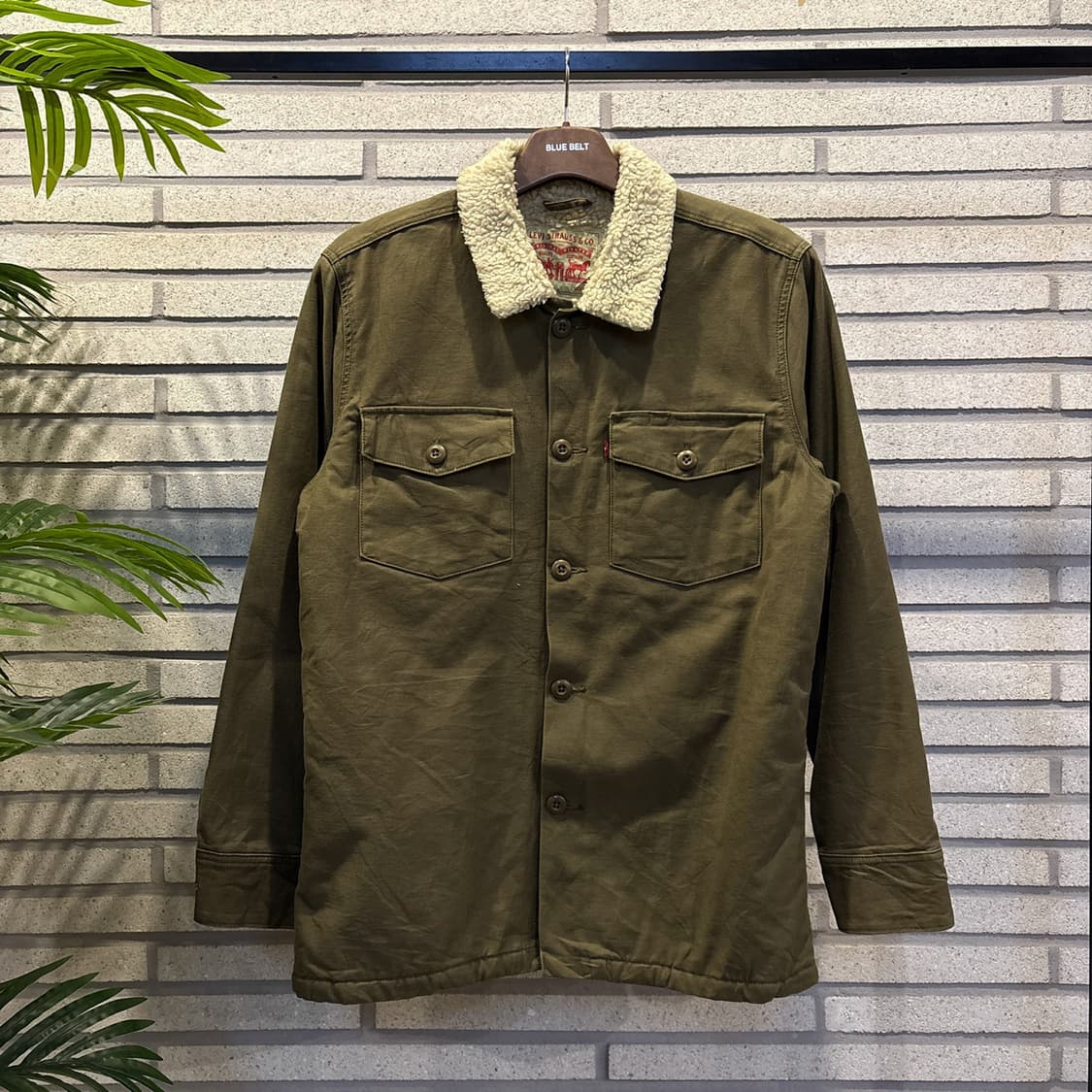 리바이스 쉐르파 코튼 워크자켓 올리브 상품이미지2