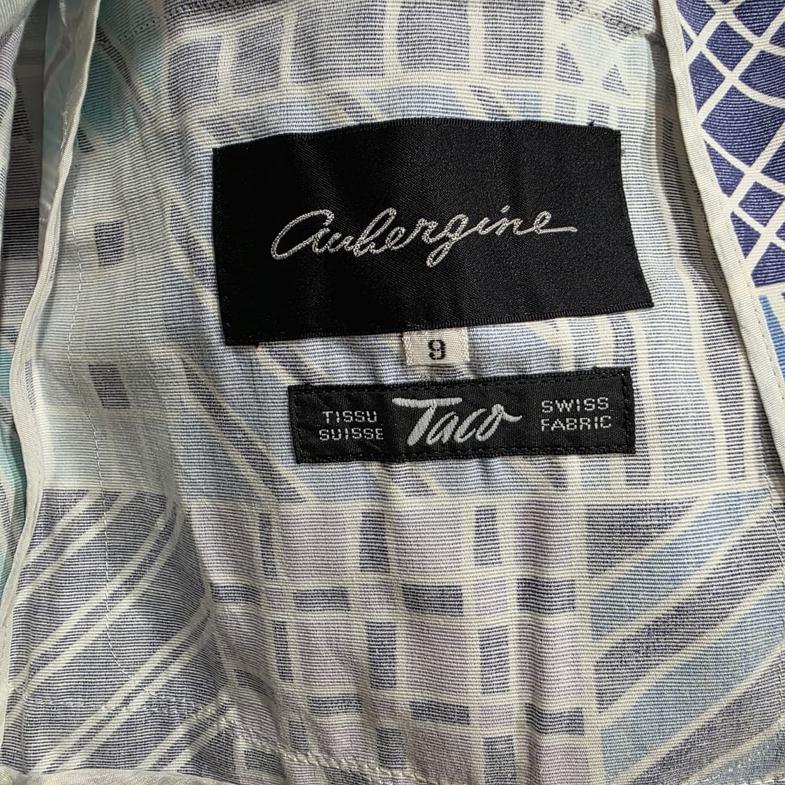 Aubergine 일본 빈티지 여성 반팔 자켓 상품이미지3