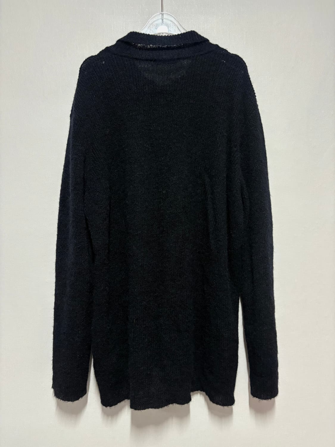 [48]  OUR LEGACY BIG PIQUE KNIT BLACK 상품이미지2
