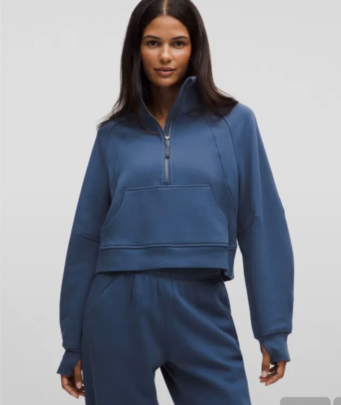 (새상품) 룰루레몬 스쿠바 오버사이즈 퍼넬넥 하프집업 상품이미지4