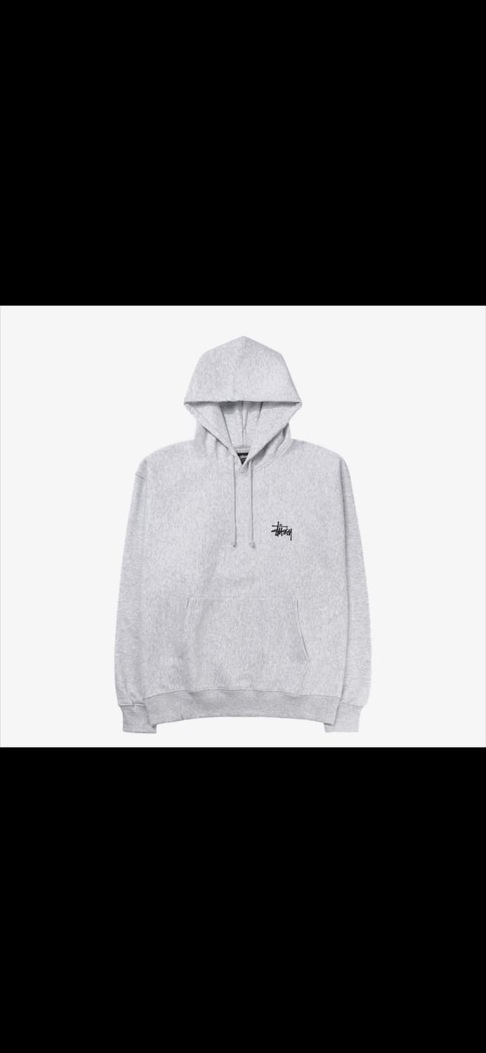 스투시 베이직 후드티 애쉬 헤더(XL) 팝니다 상품이미지2