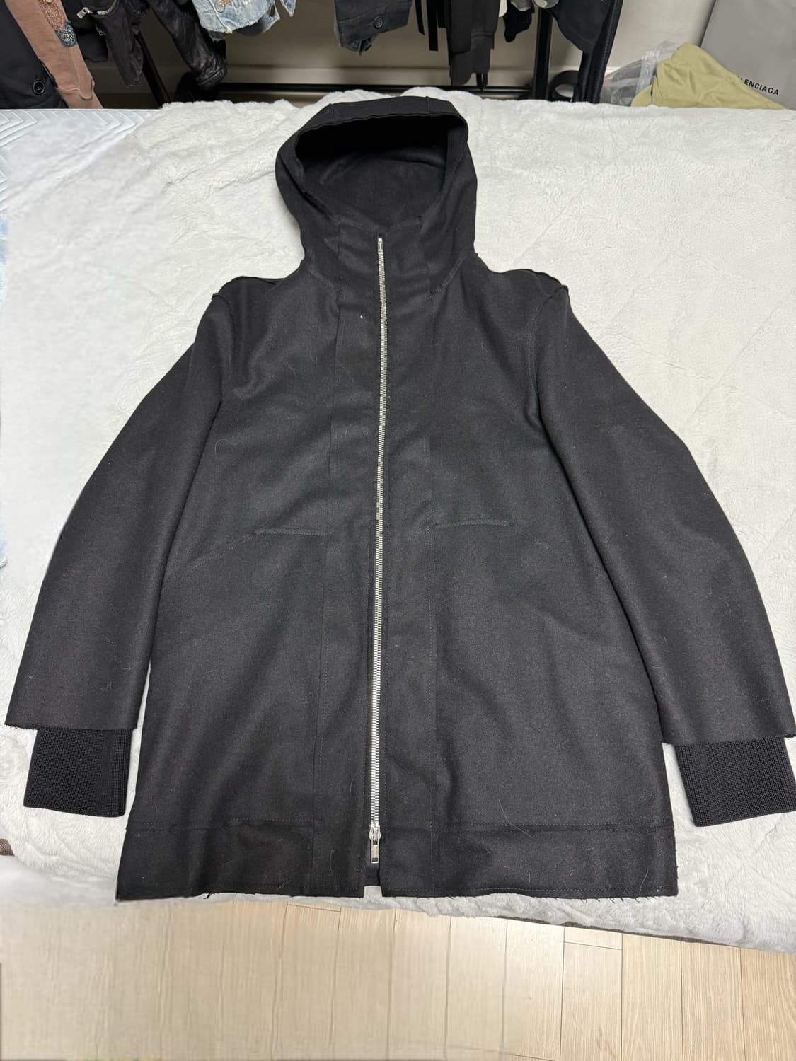 Kris Van Assche 후드 더블 코트 상품이미지3