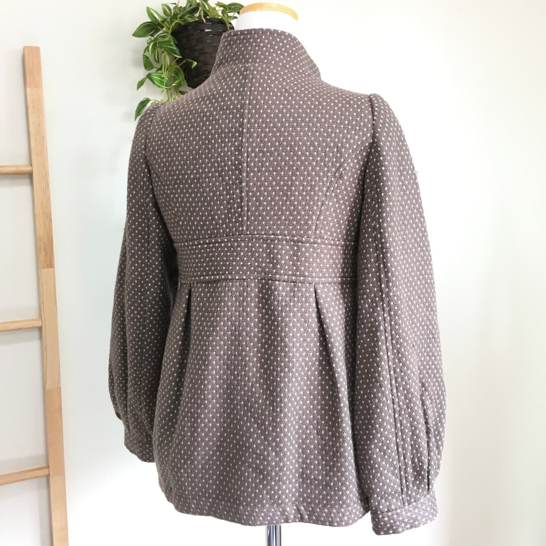 JPN/ 땡땡이코트 도트코트 아방핏코트 더블단추코트 봄코트아방핏더블단추 상품이미지4