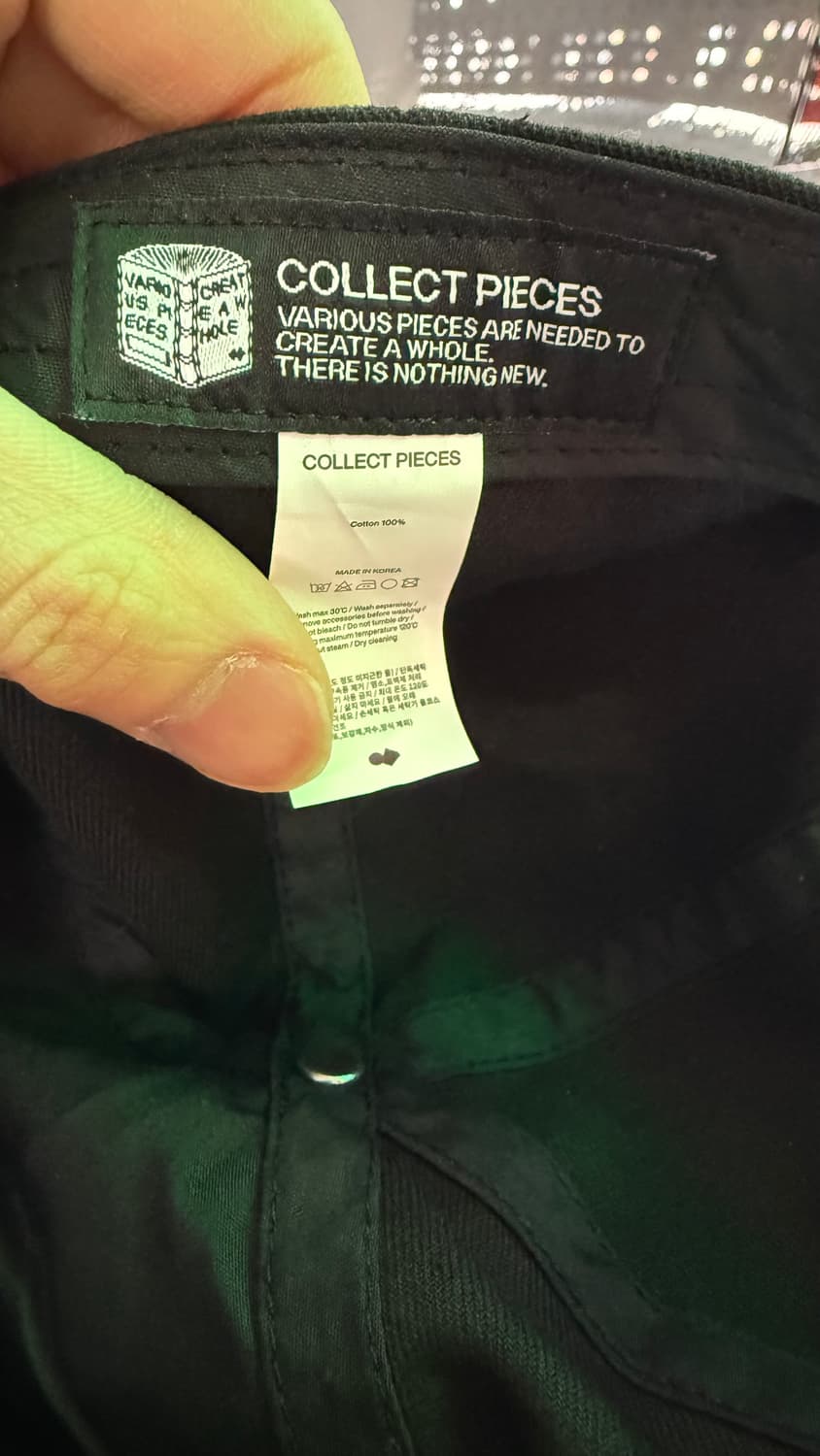 컬렉트피시스 CP볼캡 블랙  상품이미지2