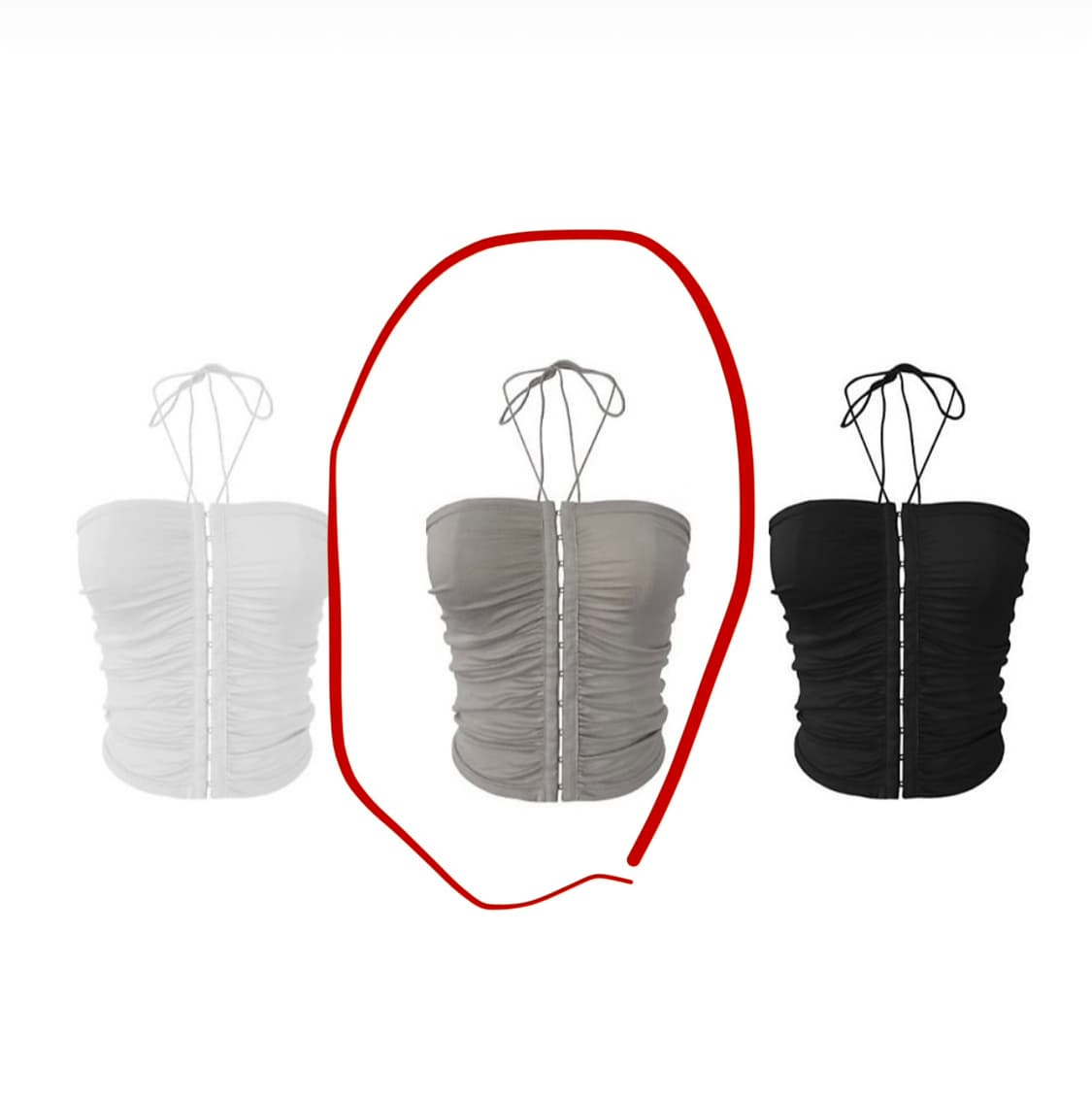 보헴서 drape halter top 보헤미안서울 상품이미지2
