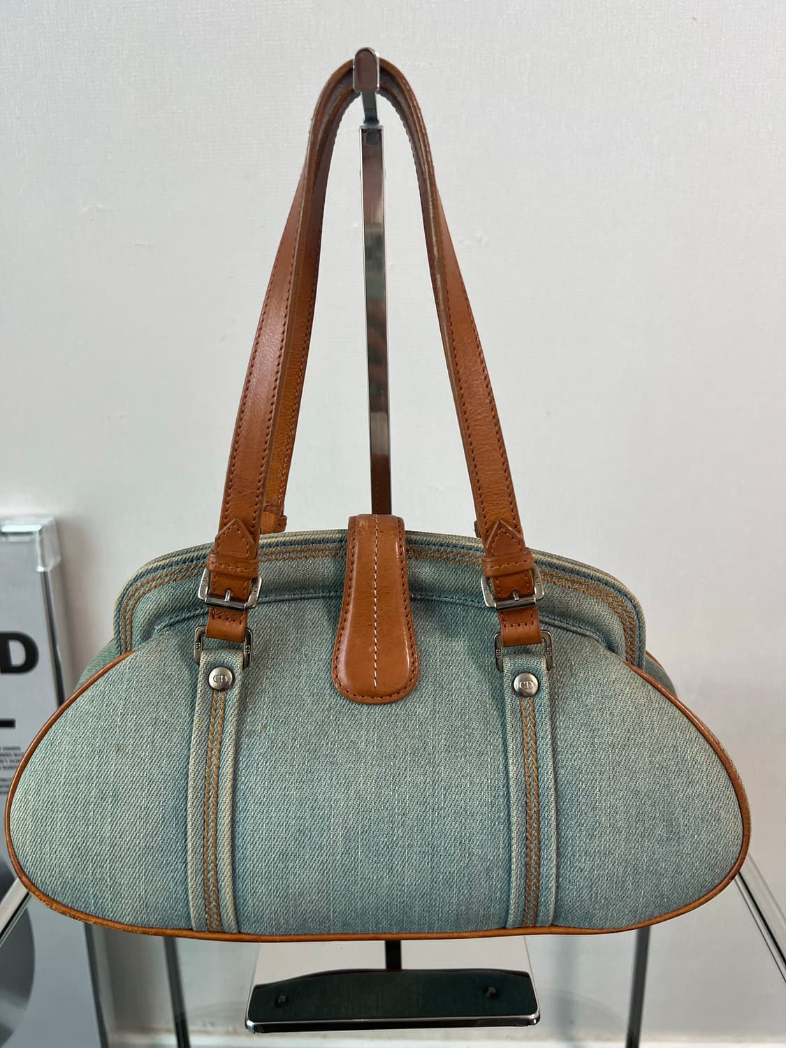 디올 데님 디텍티브 D참 FW2005 숄더백 상품이미지5