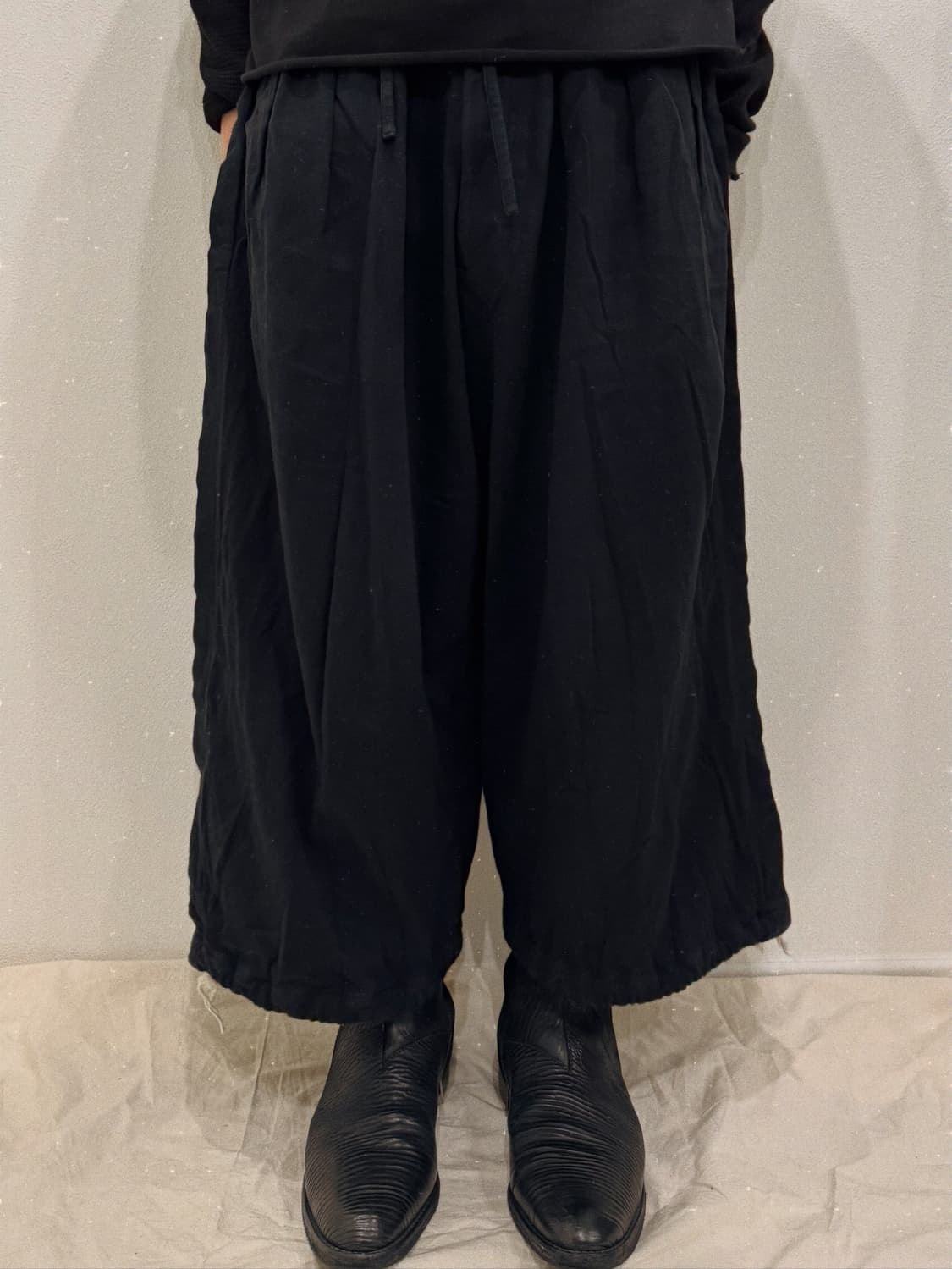 요지야마모토 와이드 하카마 벌룬 팬츠 상품이미지1