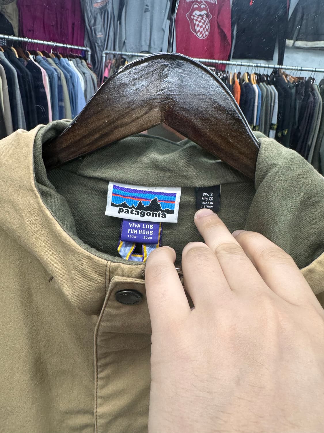 파타고니아 왁스자켓 정품 qr 거의새제품 상품이미지3