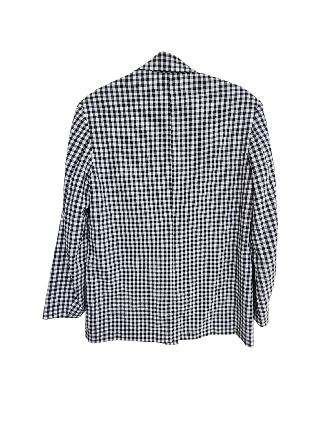 새상품 자라 체크 패턴 더블 버튼 블레이저 XS 상품이미지2