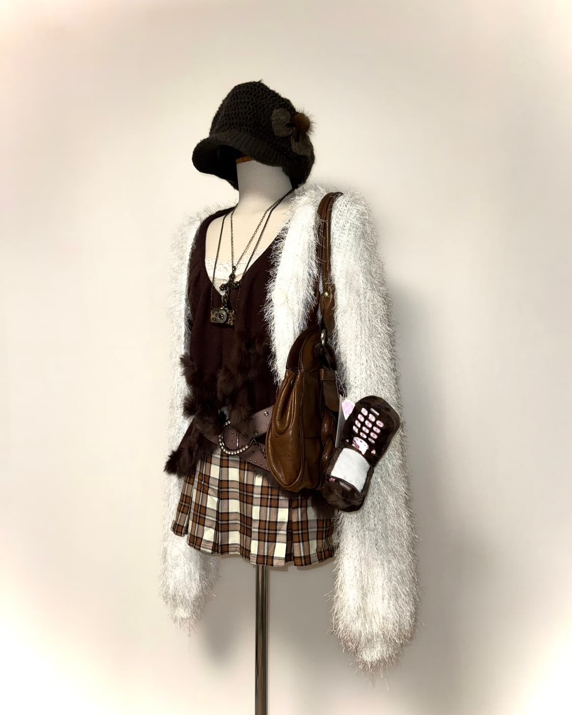 화이트 니트 데일리 가디건 상품이미지4