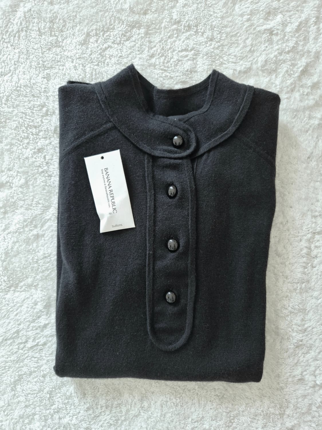 바나나 리퍼블릭 반팔 캐시미어 니트  상품이미지1