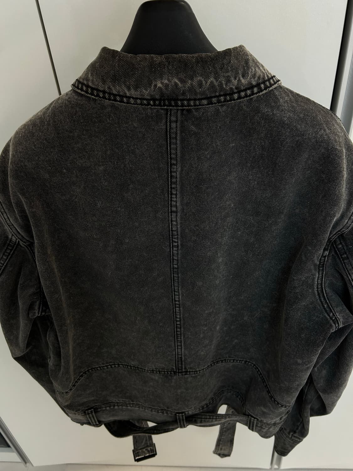 피스워커 웨스턴 벨트 자켓 블랙 상품이미지2