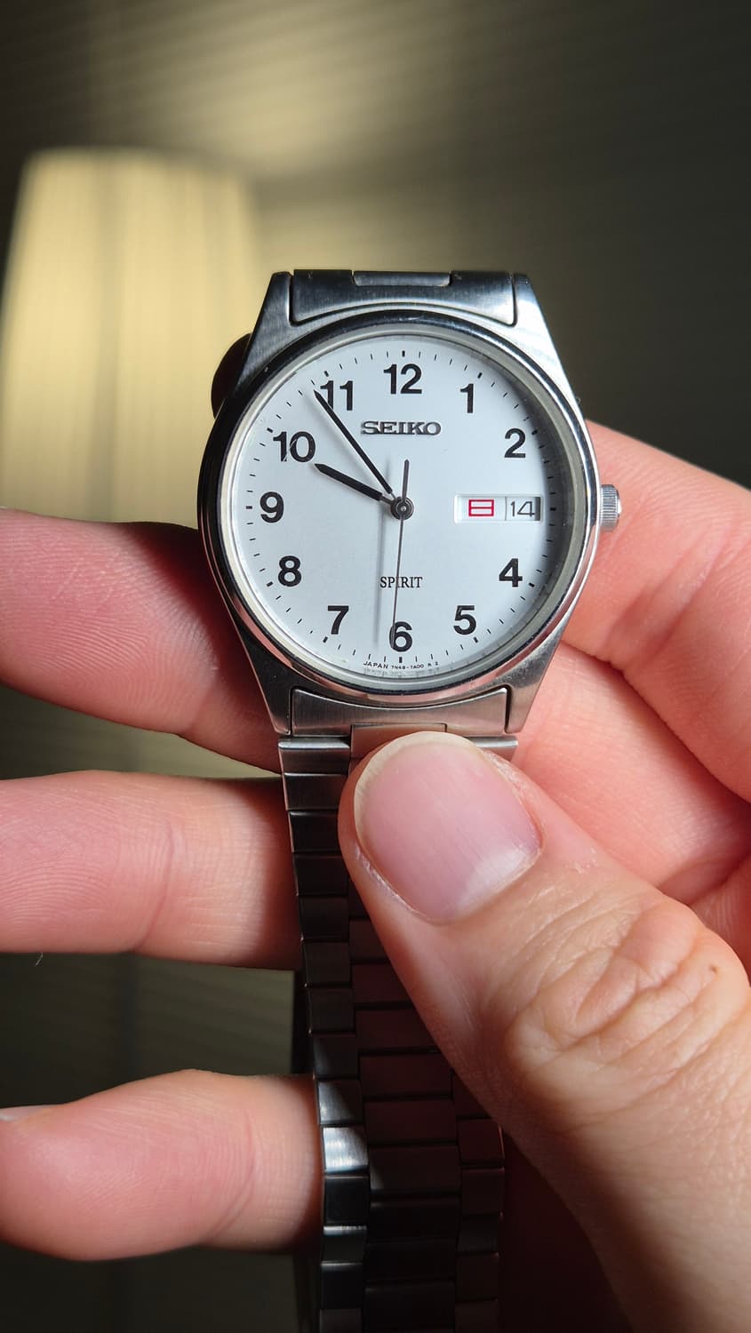 90's Seiko Arabic Index Quartz Daydate 상품이미지3