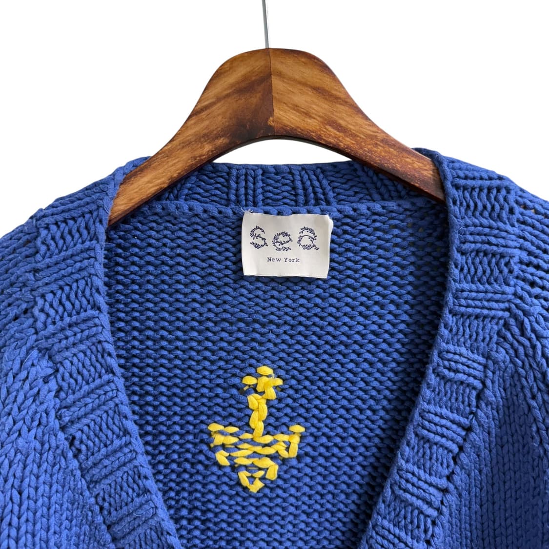 빈티지 선박 블루 가디건 상품이미지5