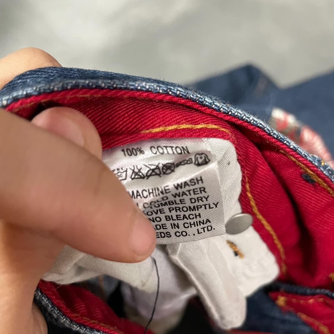 오리엔탈 데님 자수 반바지 상품이미지6