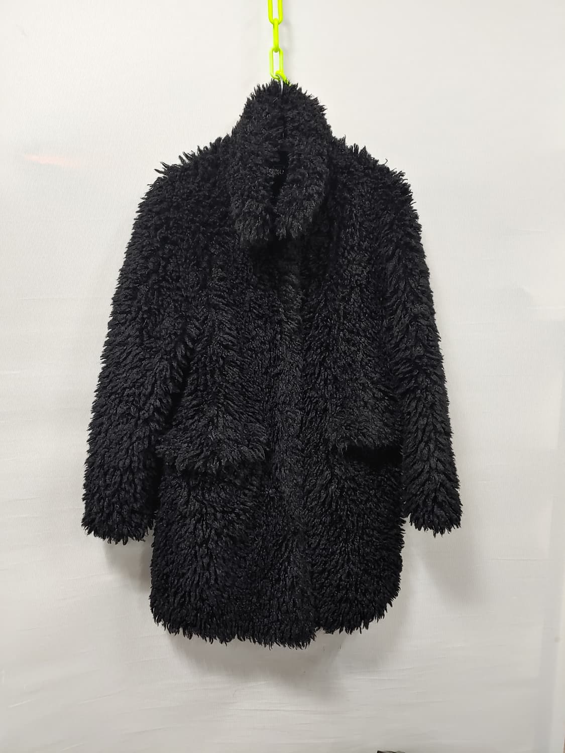 마쥬 블랙 뽀글이 털 코트 여성95 상품이미지1