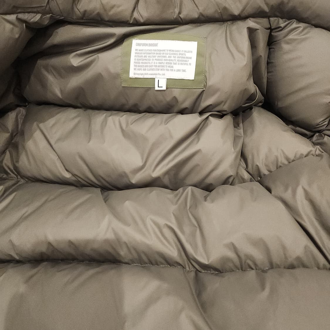 유니폼브릿지 헤비다운점퍼 L 상품이미지5