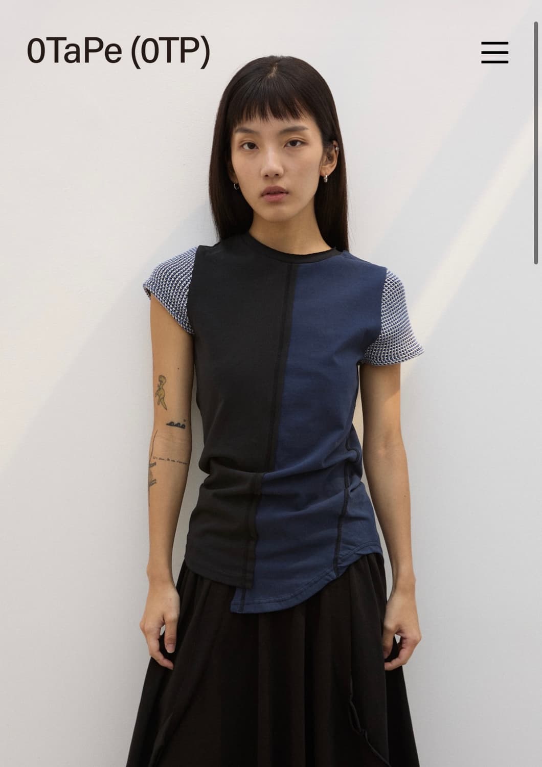 공테잎 반팔 DECONSTRUCTED PANEL T-SHIRT 상품이미지1