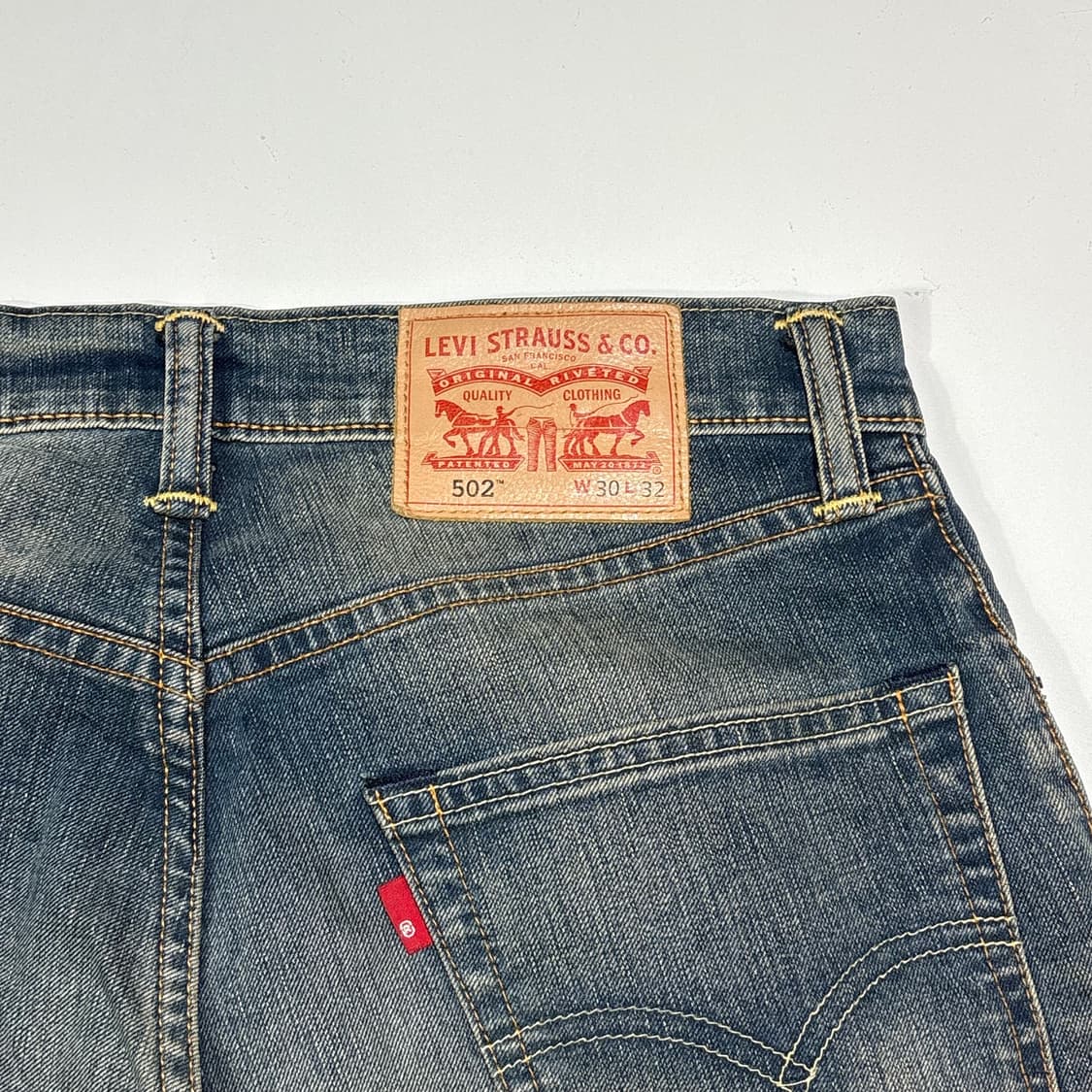 리바이스 502 워싱 데님팬츠 상품이미지5