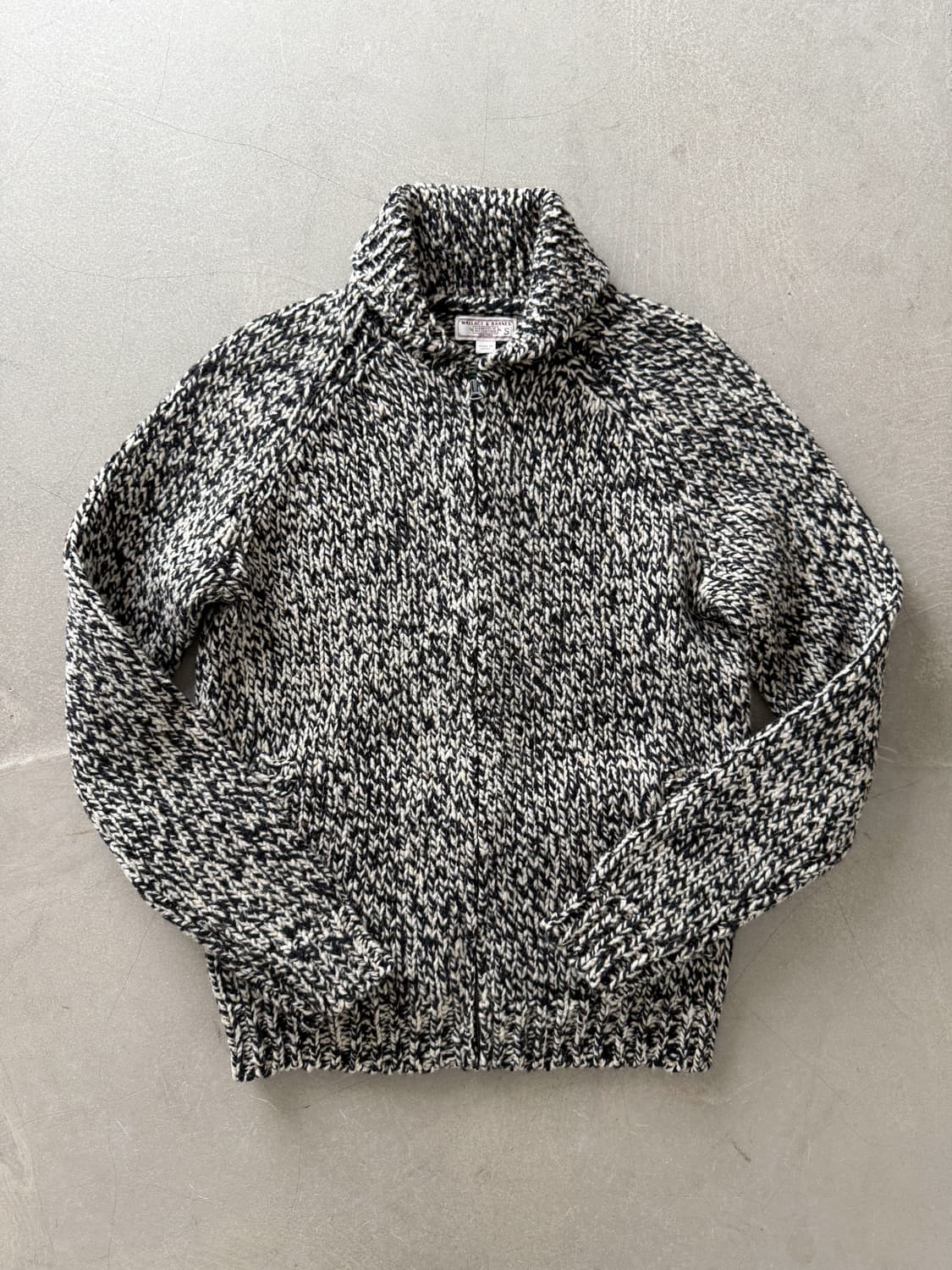 WALLACE & BARNES Wool Zip Up Sweater 상품이미지3