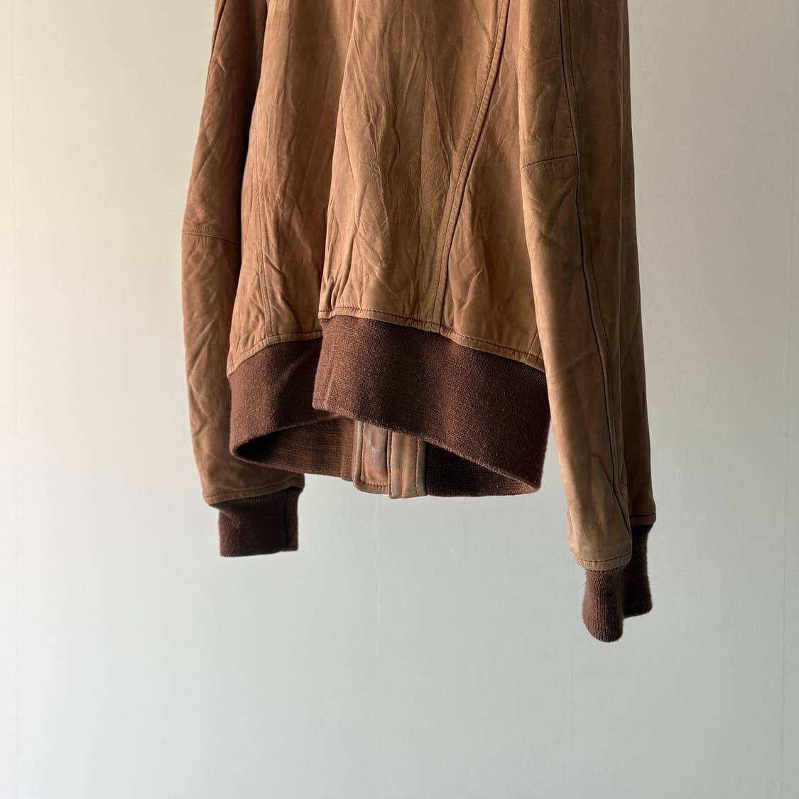  ▫️Ships Jet Blue Leather Jacket 상품이미지7